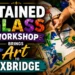stained glass workshop brings art to uxbridge