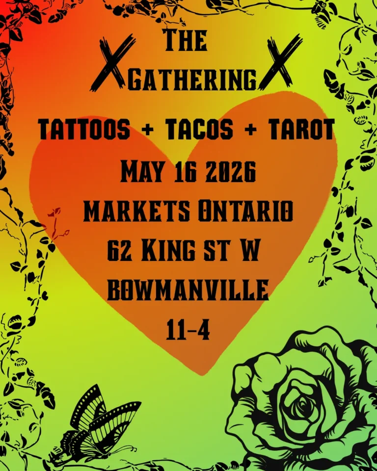 the gathering tattoos tacos tarot event