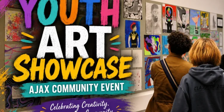 youth art showcase ajax community event