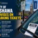 advises on parking ticket