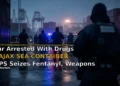Four Arrested With Drugs in Ajax Sea Container