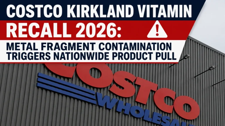 Costco Kirkland Vitamin Recall 2026: Metal Fragment Contamination Triggers Nationwide Product Pull costco recall
