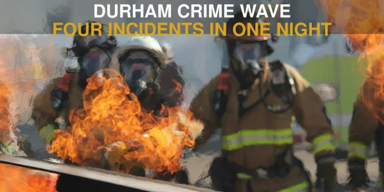 Durham Crime Wave Four Incidents In One Night
