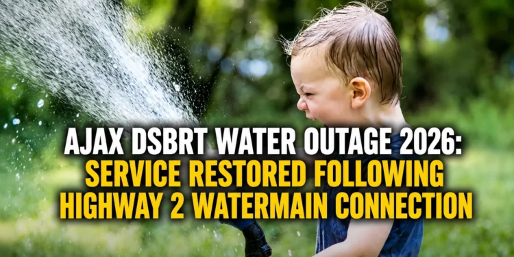 dsbrt water outage