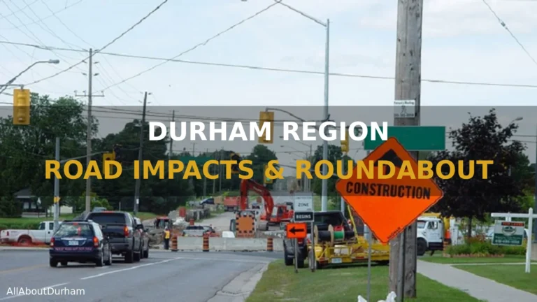 Durham Region Road Impacts and Possible New Roundabout This Spring