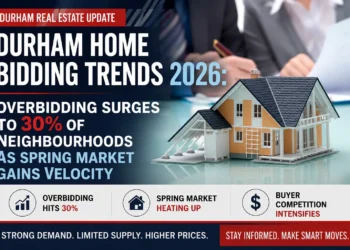 Durham Home Bidding Trends 2026: Overbidding Surges to 30% of Neighbourhoods as Spring Market Gains Velocity durham real estate