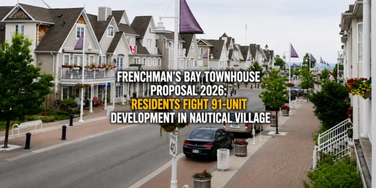 Frenchman’s Bay Townhouse Proposal 2026: Residents Fight 91-Unit Development in Nautical Village frenchman bay townhouse
