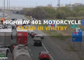 Highway 401 Motorcycle Crash in Whitby