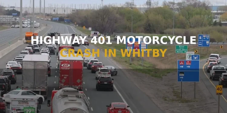 Highway 401 Motorcycle Crash in Whitby