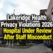 lakeridge health privacy