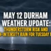 may 12 durham weather