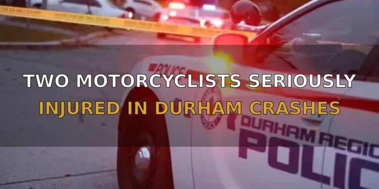 Two Motorcyclists Seriously Injured in Separate Oshawa and Whitby Collisions