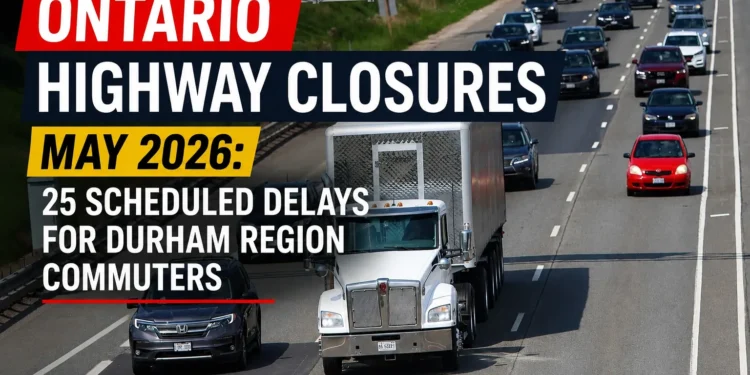 ontario highway closure