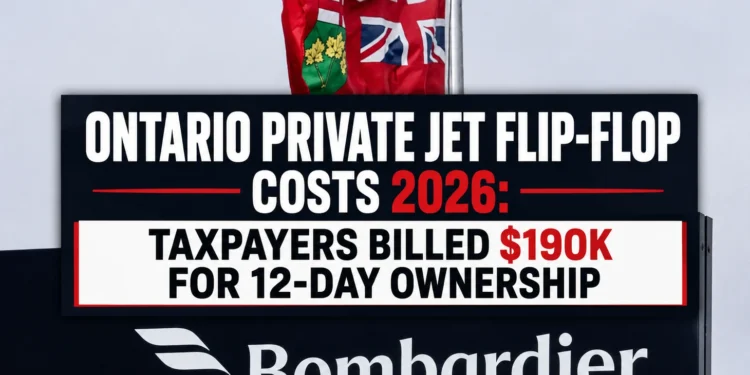 ontario private jet