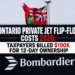 ontario private jet