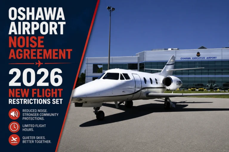 oshawa airport noise agreement