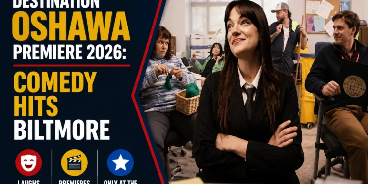Destination Oshawa Premiere 2026: Hit workplace mockumentary packs downtown theatre for celebratory hometown screening oshawa premier