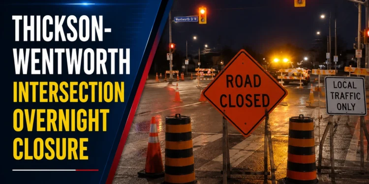 overnight closure
