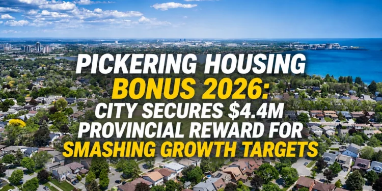 Pickering Housing Bonus 2026: City Secures $4.4M Provincial Reward for Smashing Growth Targets pickering housing bonus