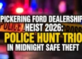 police hunt trio