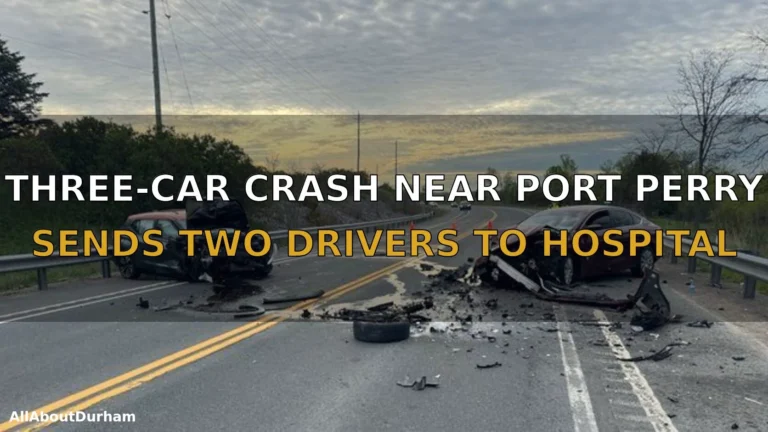 Three-Car Collision Near Port Perry Sends Two Drivers to Hospital