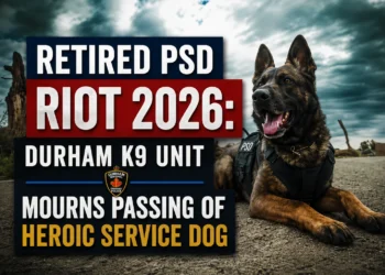 Retired PSD Riot 2026: Durham K9 Unit Mourns Passing of Heroic Service Dog ritired psd riot