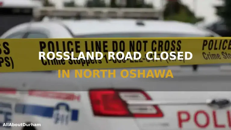 Rossland Road Closed In North Oshawa Due To Collision Investigation
