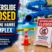 waterslide closed