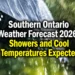 Southern Ontario Weather Forecast 2026: Showers and Cool Temperatures Expected weather forecast