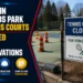 Conlin Woods Park Tennis Courts Closed for Renovations woods park