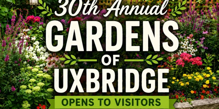 30th annual gardens of uxbridge opens to visitors