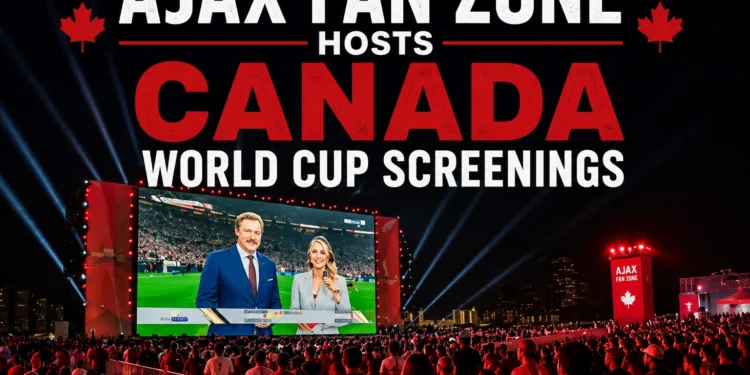 ajax fan zone hosts canada world cup screenings