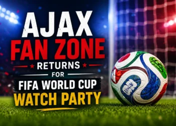 ajax fan zone returns for fifa world cup watch party