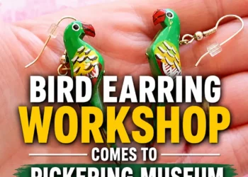 bird earring workshop comes to pickering museum