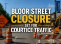 bloor street closure set for courtice traffic