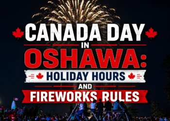 canada day in oshawa holiday hours and fireworks rules