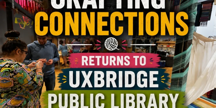 crafting connections returns to uxbridge public library