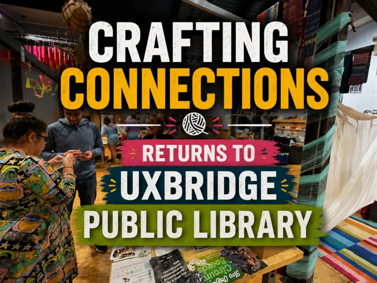 crafting connections returns to uxbridge public library