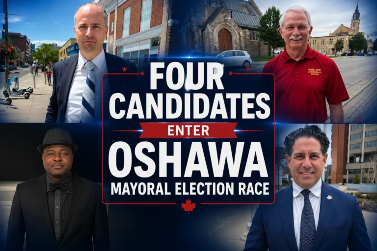 four candidates enter oshawa mayoral election race