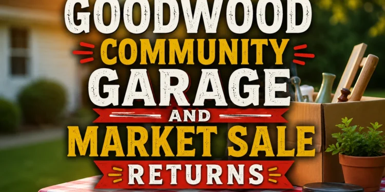 goodwood community garage and market sale returns