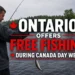 ontario offers free fishing during canada day week