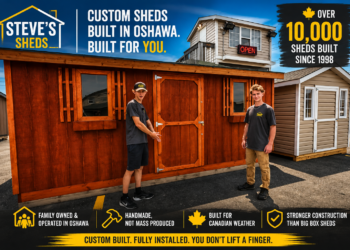 steve sheds 10,00 sheds built