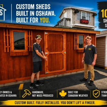 Built Right Here in Oshawa: The Family Behind Steve Sheds steve sheds 1000 sheds built 350x350