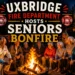 uxbridge fire department hosts seniors bonfire