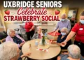 uxbridge seniors celebrate strawberry social