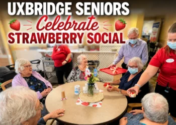 uxbridge seniors celebrate strawberry social
