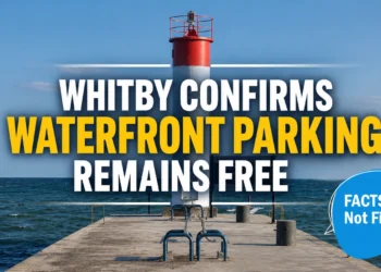 whitby confirms waterfront parking remains free