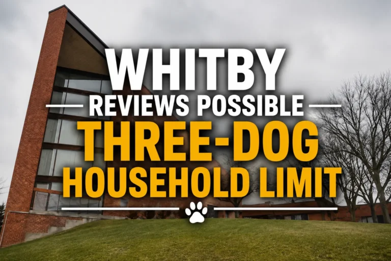 whitby reviews possible three dog household limit