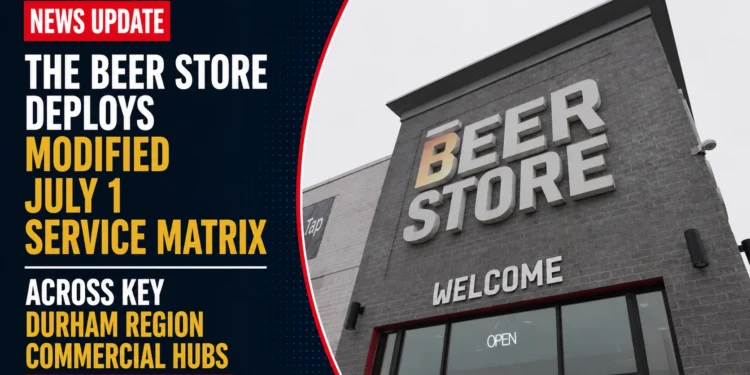 The Beer Store Deploys Modified July 1 Service Matrix Across Key Durham Region Commercial Hubs beer store