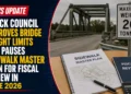 brock council bridge weight limits